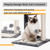 Cat Tree Palace - Cat Scratching Posts USA Cat Scratching Post Specialists | Cat Scratcher Trees & Poles 17.4" Cat Scratching Post / Tree / Pole - Grey