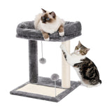 Cat Tree Palace - Cat Scratching Posts USA Cat Scratching Post Specialists | Cat Scratcher Trees & Poles 17.4" Cat Scratching Post / Tree / Pole - Grey