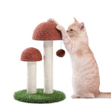 Cat Tree Palace - Cat Scratching Posts USA Cat Scratching Post Specialists | Cat Scratcher Trees & Poles 18.9" Mushroom Cat Scratching Post/ Tree/ Pole