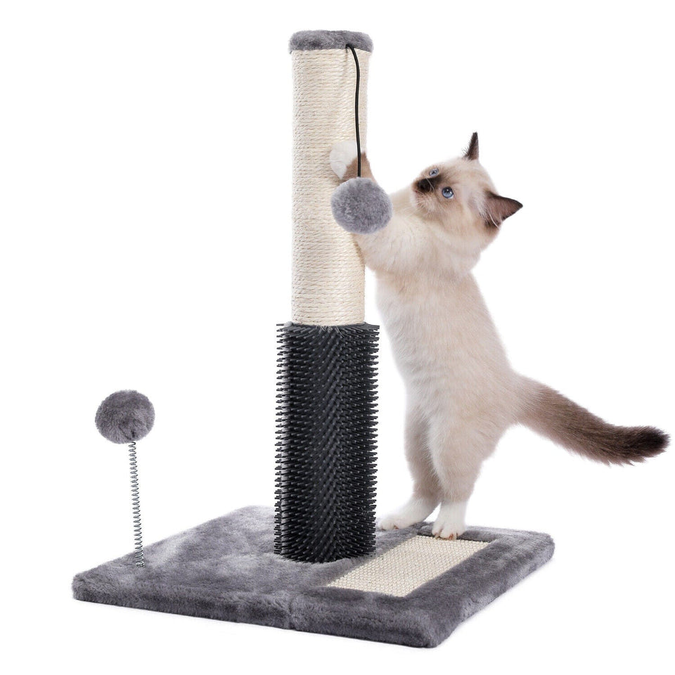 Cat Tree Palace - Cat Scratching Posts USA Cat Scratching Post Specialists | Cat Scratcher Trees & Poles 19.6" 3 in 1 Cat Scratching Post
