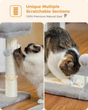 Cat Tree Palace - Cat Scratching Posts USA Cat Scratching Post Specialists | Cat Scratcher Trees & Poles 19.7" Cat Scratching Tree with Groomer