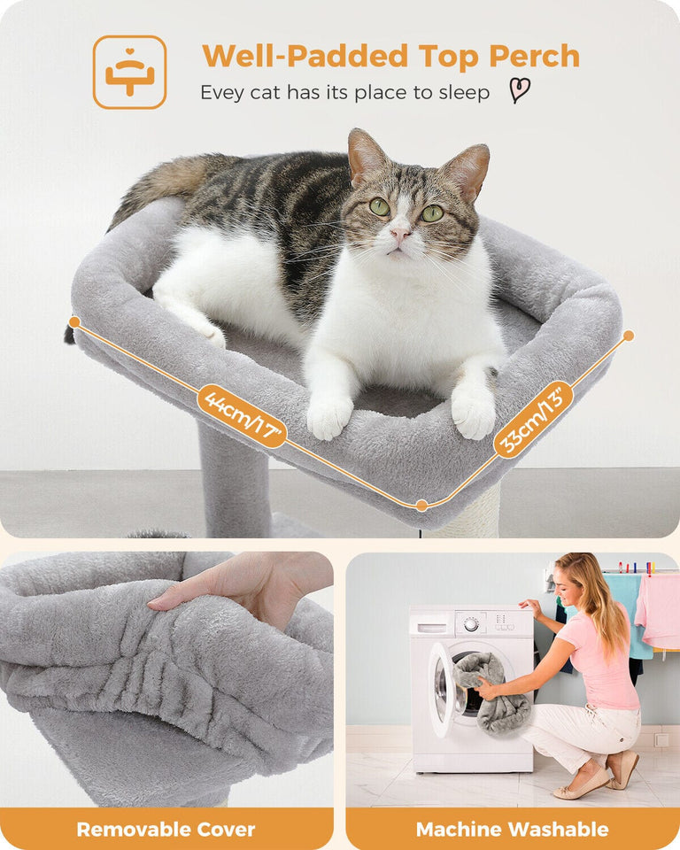 Cat Tree Palace - Cat Scratching Posts USA Cat Scratching Post Specialists | Cat Scratcher Trees & Poles 19.7" Cat Scratching Tree with Groomer