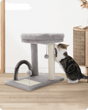 Cat Tree Palace - Cat Scratching Posts USA Cat Scratching Post Specialists | Cat Scratcher Trees & Poles 19.7" Cat Scratching Tree with Groomer