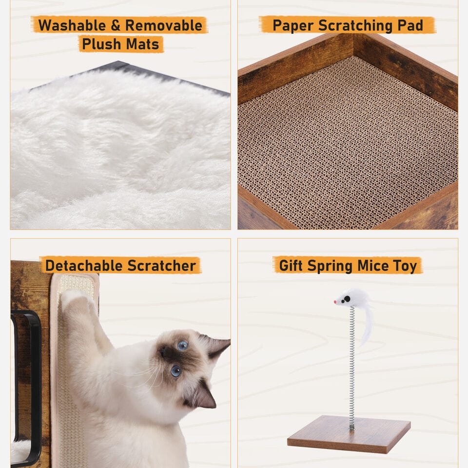 Cat Tree Palace - Cat Scratching Posts USA Cat Scratching Post Specialists | Cat Scratcher Trees & Poles 23" Cat Scratching Post / Tree / Pole Side Table
