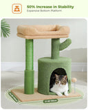 Cat Tree Palace - Cat Scratching Posts USA Cat Scratching Post Specialists | Cat Scratcher Trees & Poles 24.8" Cactus Cat Scratching Tree with Condo