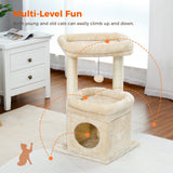 Cat Tree Palace - Cat Scratching Posts USA Cat Scratching Post Specialists | Cat Scratcher Trees & Poles 27.6" Cat Scratching Post / Tree / Pole - Grey