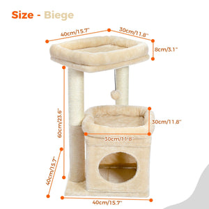 Cat Tree Palace - Cat Scratching Posts USA Cat Scratching Post Specialists | Cat Scratcher Trees & Poles 27.6" Cat Scratching Post / Tree / Pole