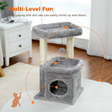 Cat Tree Palace - Cat Scratching Posts USA Cat Scratching Post Specialists | Cat Scratcher Trees & Poles 27.6" Cat Scratching Post / Tree / Pole - Grey