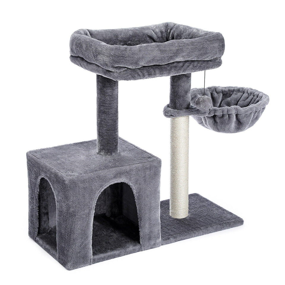 Cat Tree Palace - Cat Scratching Posts USA Cat Scratching Post Specialists | Cat Scratcher Trees & Poles 27" Cat Scratching Post / Tree / Pole - Grey