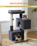 Cat Tree Palace - Cat Scratching Posts USA Cat Scratching Post Specialists | Cat Scratcher Trees & Poles 31.5" Cat Scratching Tree with Condos