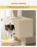 Cat Tree Palace - Cat Scratching Posts USA Cat Scratching Post Specialists | Cat Scratcher Trees & Poles 31.5" Cat Scratching Tree with Condos