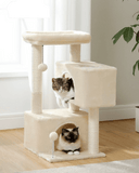 Cat Tree Palace - Cat Scratching Posts USA Cat Scratching Post Specialists | Cat Scratcher Trees & Poles 31.5" Cat Scratching Tree with Condos