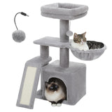 Cat Tree Palace - Cat Scratching Posts USA Cat Scratching Post Specialists | Cat Scratcher Trees & Poles 31.5" Compact Cat Scratching Tree/ Post