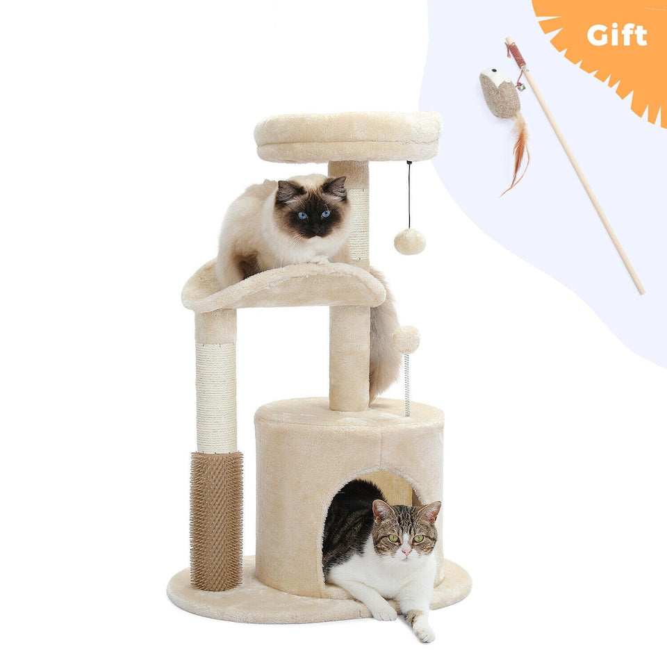 Cat Tree Palace - Cat Scratching Posts USA Cat Scratching Post Specialists | Cat Scratcher Trees & Poles 32.7" Cat Scratching Tree/ Post/ Pole