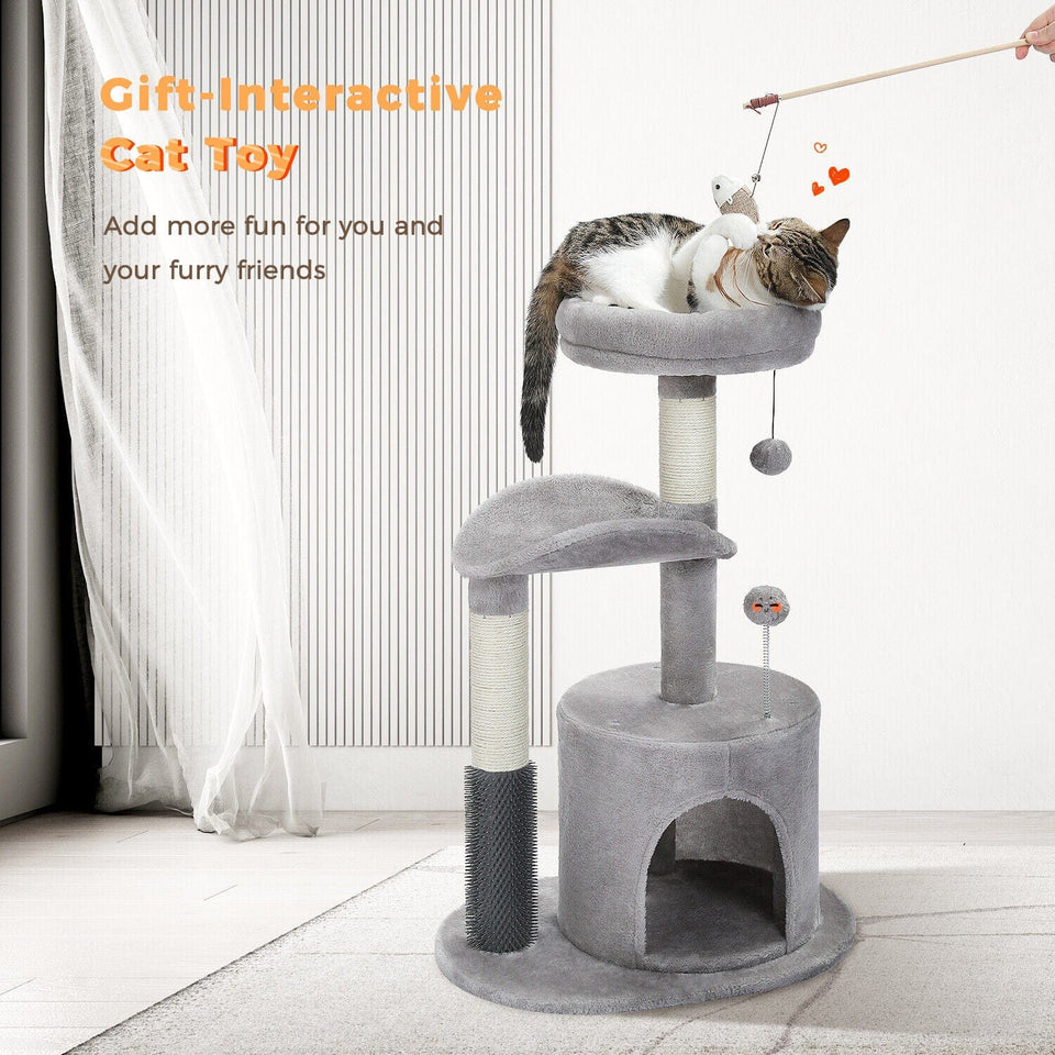 Cat Tree Palace - Cat Scratching Posts USA Cat Scratching Post Specialists | Cat Scratcher Trees & Poles 32.7" Cat Scratching Tree/ Post/ Pole