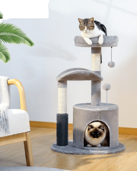 Cat Tree Palace - Cat Scratching Posts USA Cat Scratching Post Specialists | Cat Scratcher Trees & Poles 32.7" Cat Scratching Tree/ Post/ Pole