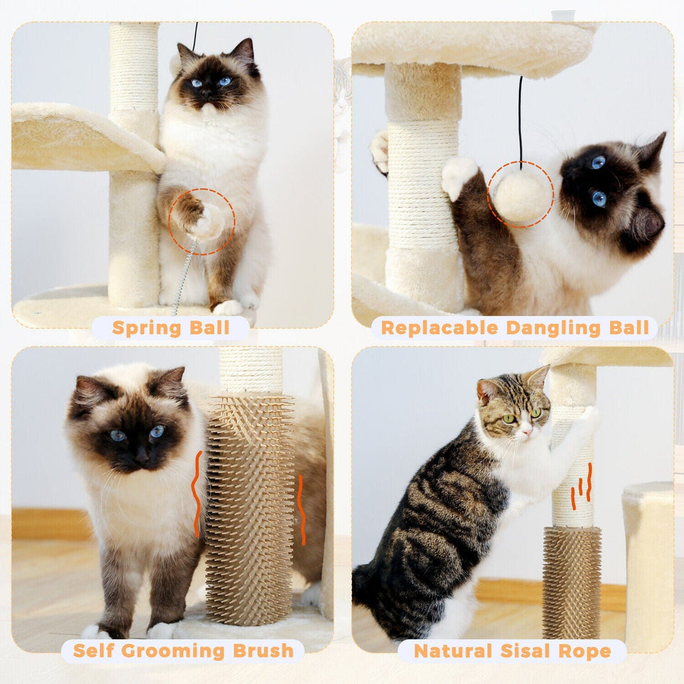 Cat Tree Palace - Cat Scratching Posts USA Cat Scratching Post Specialists | Cat Scratcher Trees & Poles 32.7" Cat Scratching Tree/ Post/ Pole