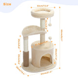 Cat Tree Palace - Cat Scratching Posts USA Cat Scratching Post Specialists | Cat Scratcher Trees & Poles 32.7" Cat Scratching Tree/ Post/ Pole