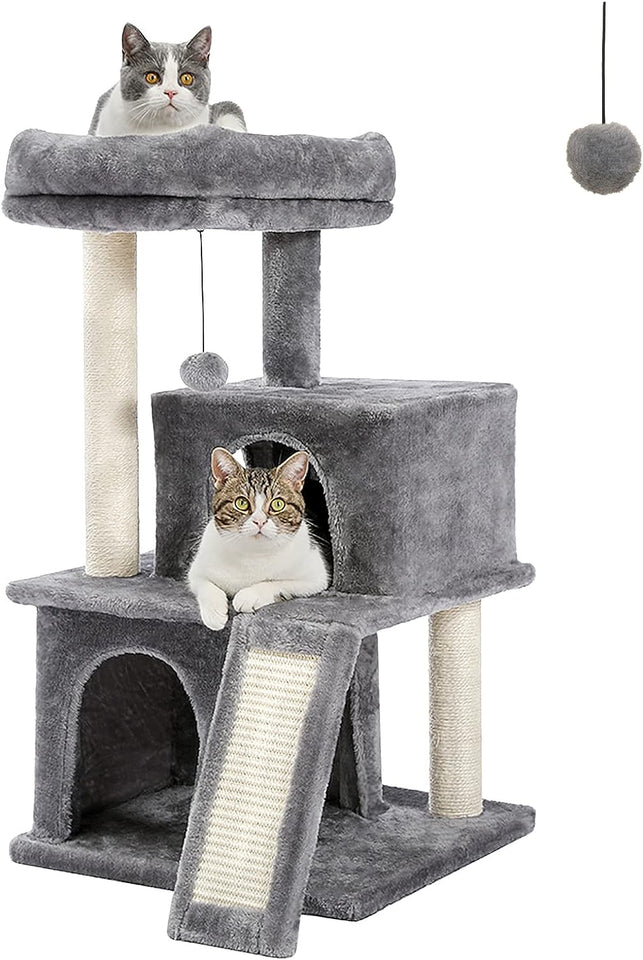 Cat Tree Palace - Cat Scratching Posts USA Cat Scratching Post Specialists | Cat Scratcher Trees & Poles 33.8" Cat Scratching Post / Tree / Pole - Gray Coco Buy 33.8" Cat Scratch Post - Gray Coco │Cat Tree Palace