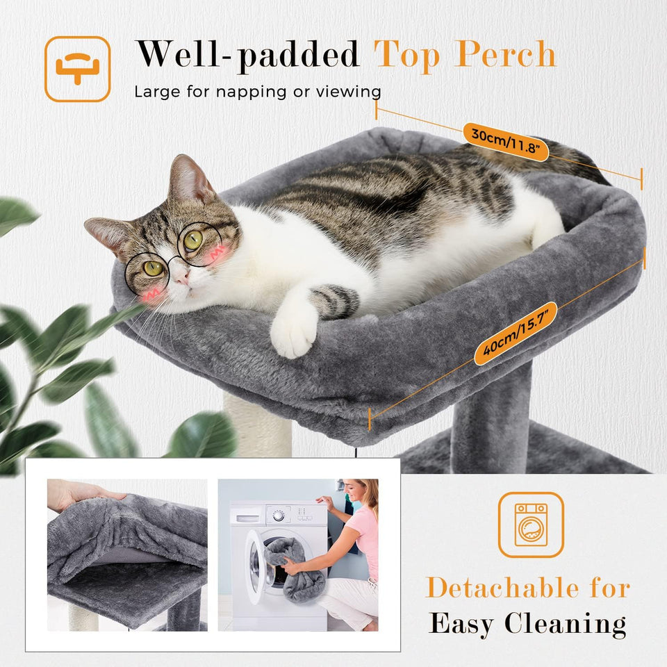 Cat Tree Palace - Cat Scratching Posts USA Cat Scratching Post Specialists | Cat Scratcher Trees & Poles 33.8" Cat Scratching Post / Tree / Pole - Gray Coco Buy 33.8" Cat Scratch Post - Gray Coco │Cat Tree Palace