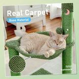 Cat Tree Palace - Cat Scratching Posts USA Cat Scratching Post Specialists | Cat Scratcher Trees & Poles 33" Cactus Cat Scratching Post / Tree / Pole - Green