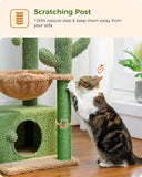 Cat Tree Palace - Cat Scratching Posts USA Cat Scratching Post Specialists | Cat Scratcher Trees & Poles 33" Cactus Condo Cat Scratching Tree