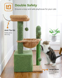 Cat Tree Palace - Cat Scratching Posts USA Cat Scratching Post Specialists | Cat Scratcher Trees & Poles 33" Cactus Condo Cat Scratching Tree