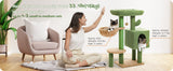 Cat Tree Palace - Cat Scratching Posts USA Cat Scratching Post Specialists | Cat Scratcher Trees & Poles 35.4" Cactus Cat Scratching Tree with Condo