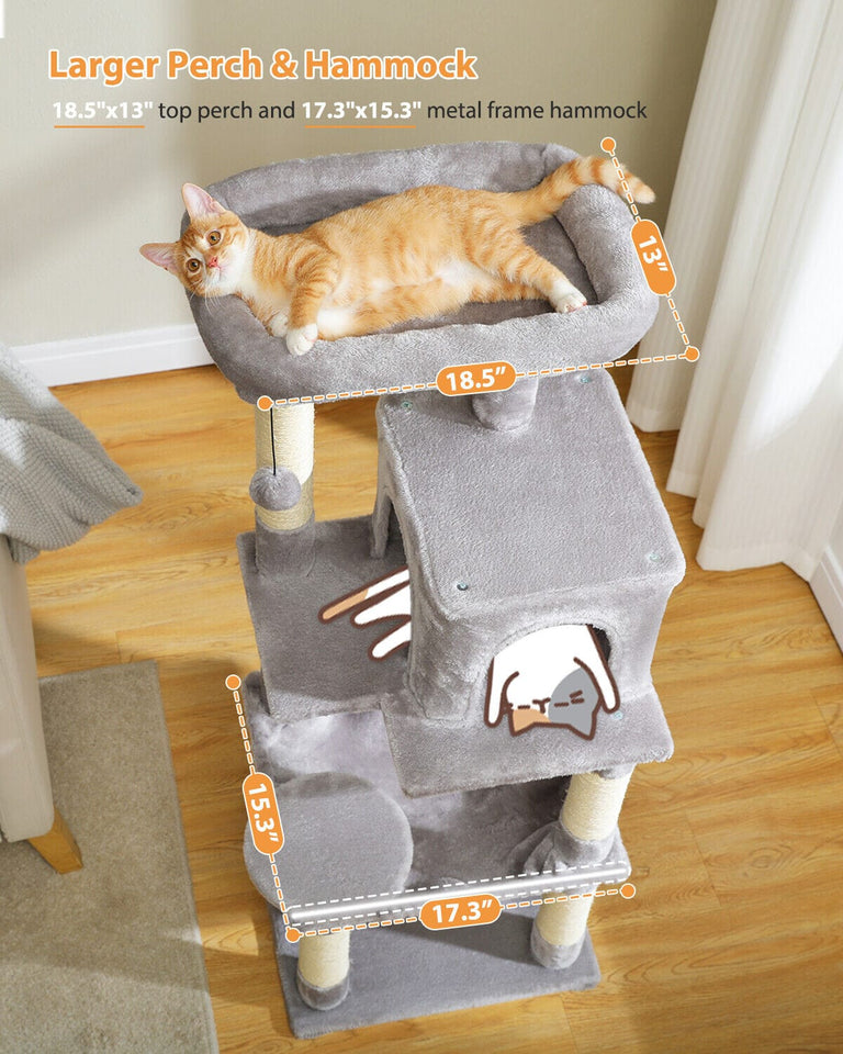 Cat Tree Palace - Cat Scratching Posts USA Cat Scratching Post Specialists | Cat Scratcher Trees & Poles 45.7" Cat Scratching Post / Tree / Pole