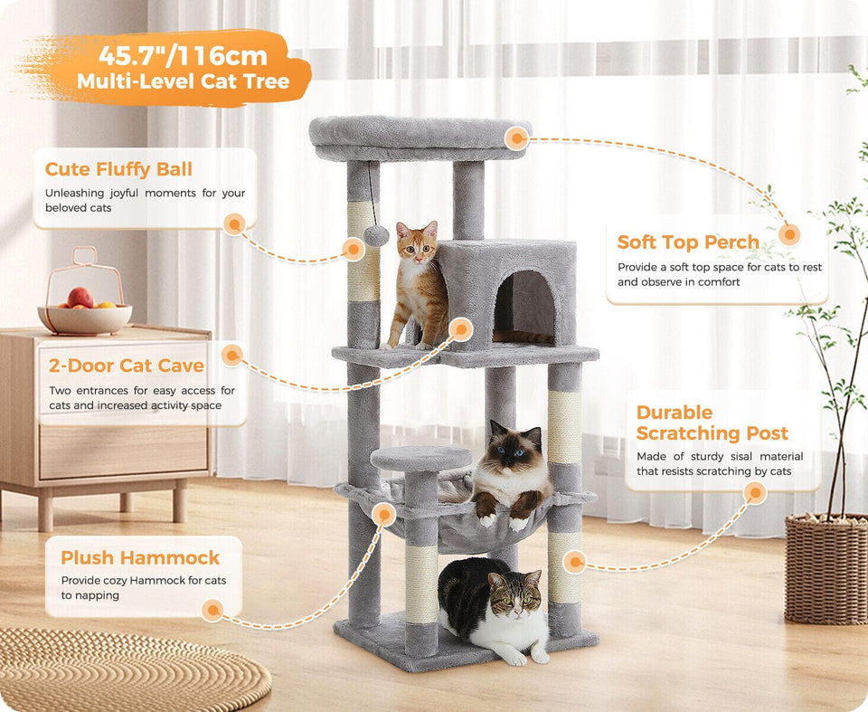 Cat Tree Palace - Cat Scratching Posts USA Cat Scratching Post Specialists | Cat Scratcher Trees & Poles 45.7" Cat Scratching Post / Tree / Pole