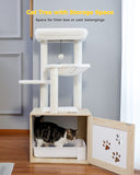 Cat Tree Palace - Cat Scratching Posts USA Cat Scratching Post Specialists | Cat Scratcher Trees & Poles 46.1" Cat Scratching Post / Tree / Pole with Litter Box Cupboard