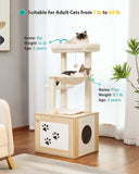 Cat Tree Palace - Cat Scratching Posts USA Cat Scratching Post Specialists | Cat Scratcher Trees & Poles 46.1" Cat Scratching Post / Tree / Pole with Litter Box Cupboard