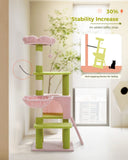 Cat Tree Palace - Cat Scratching Posts USA Cat Scratching Post Specialists | Cat Scratcher Trees & Poles 47.2" Flower Top Cat Tree Condo