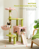 Cat Tree Palace - Cat Scratching Posts USA Cat Scratching Post Specialists | Cat Scratcher Trees & Poles 47.2" Flower Top Cat Tree Condo