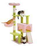 Cat Tree Palace - Cat Scratching Posts USA Cat Scratching Post Specialists | Cat Scratcher Trees & Poles 47.2" Flower Top Cat Tree Condo
