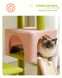 Cat Tree Palace - Cat Scratching Posts USA Cat Scratching Post Specialists | Cat Scratcher Trees & Poles 47.2" Flower Top Cat Tree Condo