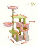 Cat Tree Palace - Cat Scratching Posts USA Cat Scratching Post Specialists | Cat Scratcher Trees & Poles 47.2" Flower Top Cat Tree Condo