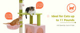 Cat Tree Palace - Cat Scratching Posts USA Cat Scratching Post Specialists | Cat Scratcher Trees & Poles 47.2" Flower Top Cat Tree Condo