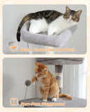 Cat Tree Palace - Cat Scratching Posts USA Cat Scratching Post Specialists | Cat Scratcher Trees & Poles 50.4" Multilevel Cat Scratching Tree Tower