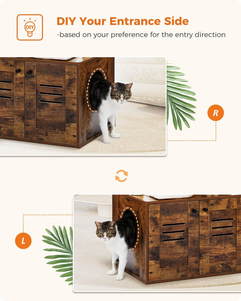Cat Tree Palace - Cat Scratching Posts USA Cat Scratching Post Specialists | Cat Scratcher Trees & Poles 50" Cat Scratching Tree with Storage Cupboard