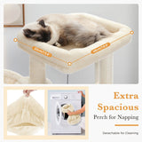Cat Tree Palace - Cat Scratching Posts USA Cat Scratching Post Specialists | Cat Scratcher Trees & Poles 51.2" Dual Condo Cat Tree Scratching Post/ Pole