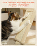 Cat Tree Palace - Cat Scratching Posts USA Cat Scratching Post Specialists | Cat Scratcher Trees & Poles 51.2" Multilevel Cat Scratching Tree