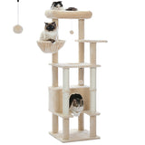 Cat Tree Palace - Cat Scratching Posts USA Cat Scratching Post Specialists | Cat Scratcher Trees & Poles 55.1" Cat Scratching Post / Tree / Pole - Beige