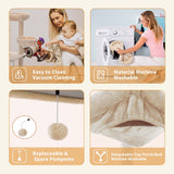Cat Tree Palace - Cat Scratching Posts USA Cat Scratching Post Specialists | Cat Scratcher Trees & Poles 55.1" Cat Scratching Post / Tree / Pole - Beige