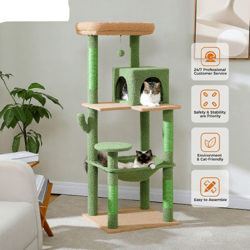 Cat Tree Palace - Cat Scratching Posts USA Cat Scratching Post Specialists | Cat Scratcher Trees & Poles 56.3" Cat Scratching Post / Tree / Pole - Beige Buy 56.3" Cat Scratching Post / Tree / Pole - Beige │ Cat Tree Palace