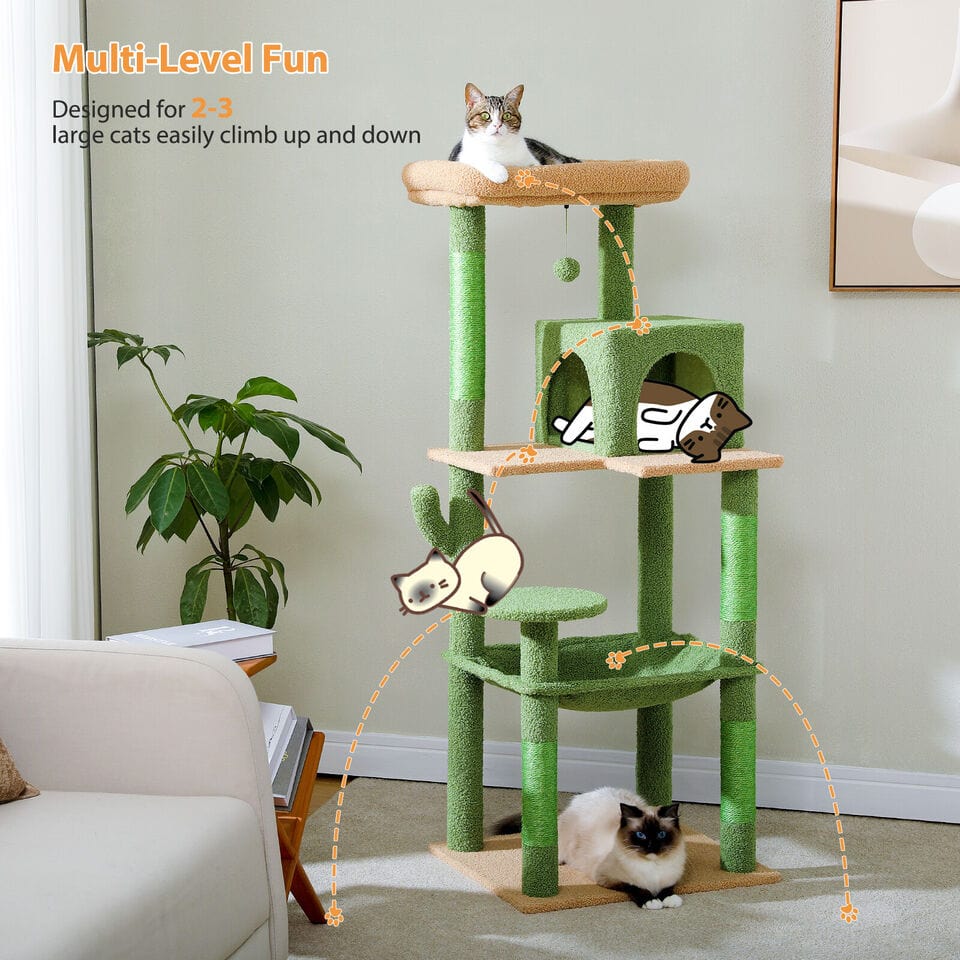 Cat Tree Palace - Cat Scratching Posts USA Cat Scratching Post Specialists | Cat Scratcher Trees & Poles 56.3" Cat Scratching Post / Tree / Pole - Beige Buy 56.3" Cat Scratching Post / Tree / Pole - Beige │ Cat Tree Palace