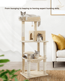 Cat Tree Palace - Cat Scratching Posts USA Cat Scratching Post Specialists | Cat Scratcher Trees & Poles 56.3" Cat Scratching Post / Tree / Pole - Beige Buy 56.3" Cat Scratching Post / Tree / Pole - Beige │ Cat Tree Palace