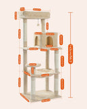 Cat Tree Palace - Cat Scratching Posts USA Cat Scratching Post Specialists | Cat Scratcher Trees & Poles 56.3" Cat Scratching Post / Tree / Pole - Beige Buy 56.3" Cat Scratching Post / Tree / Pole - Beige │ Cat Tree Palace