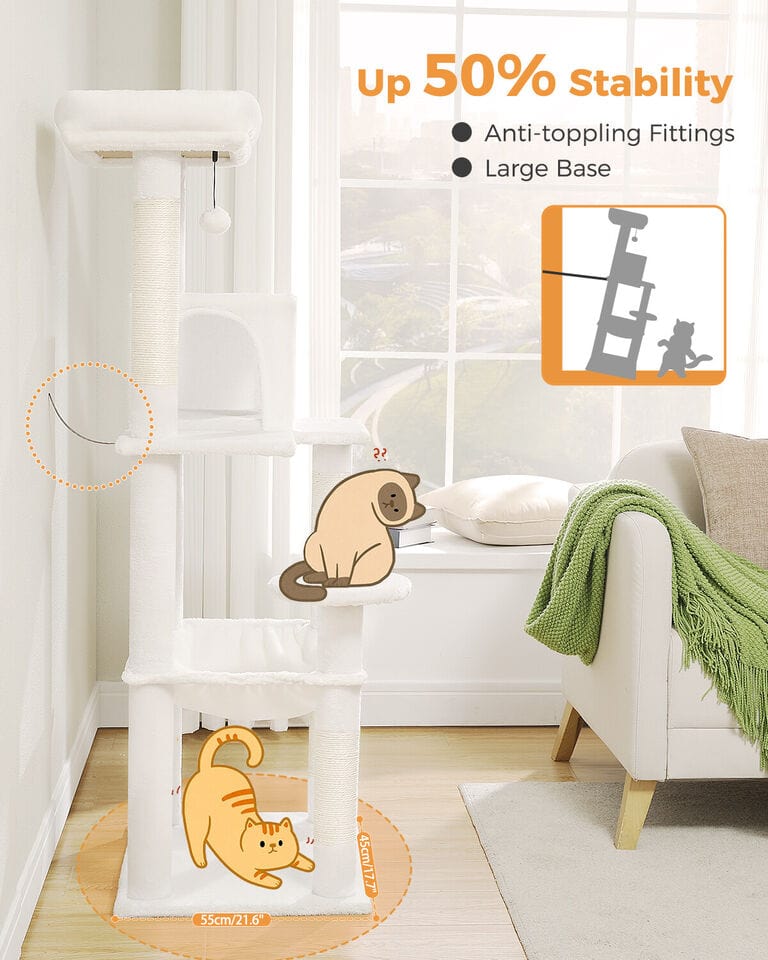 Cat Tree Palace - Cat Scratching Posts USA Cat Scratching Post Specialists | Cat Scratcher Trees & Poles 56.3" Cat Scratching Post / Tree / Pole - Beige Buy 56.3" Cat Scratching Post / Tree / Pole - Beige │ Cat Tree Palace