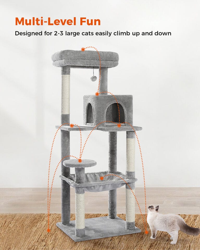 Cat Tree Palace - Cat Scratching Posts USA Cat Scratching Post Specialists | Cat Scratcher Trees & Poles 56.3" Cat Scratching Post / Tree / Pole - Beige Buy 56.3" Cat Scratching Post / Tree / Pole - Beige │ Cat Tree Palace